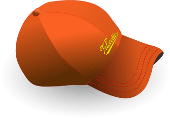 Orange Nike Logo Png Image Information - Baseball Hat Clip Art