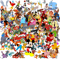 Drawing The Walt Disney Company - Cartoon Old Disney Characters Png