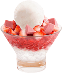 Strawberry Yogurt Png Uploaded - Sundae