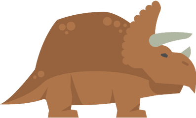 Triceratops Png Icon - Vector Icon Dinosaur