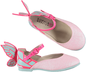 Mini Pink Glitter Shoes - Sandal Png