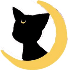 Gato - Moon Sailor Moon Png