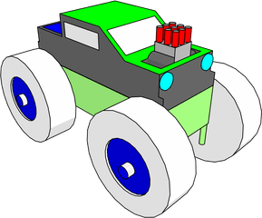 Download Monster Truck Toy Clipart Png - Toy Vehicle