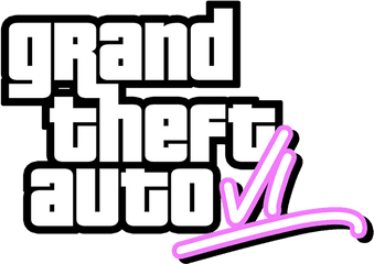 Gta 6 Png Image - Grand Theft Auto Vi Logo Png