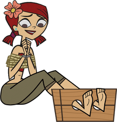 Total Drama Damsel In Distress Zoey By - Total Drama Zoey Tickle Png