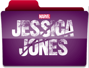 Folder Icon - Jessica Jones Logo With Purple Man Touch A Marvel Series Folder Icon Png