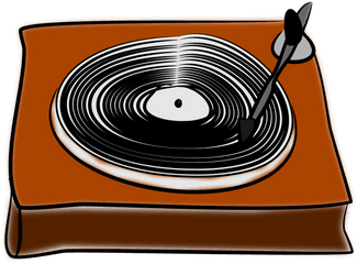 Free Phonograph Png Download Clip - Vinyl Clipart