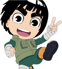 8 - Naruto Y Rock Lee Png