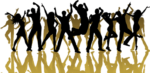 Download Group Dance Silhouette Png - Silhouette Dancing