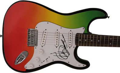 Jimmy Cliff Signed Autograph Custom 11 Fender Electric - Fender Png