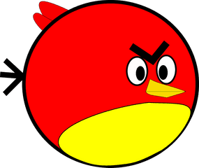 Cartoon Angry Bird Game Asset Design - Dot Png