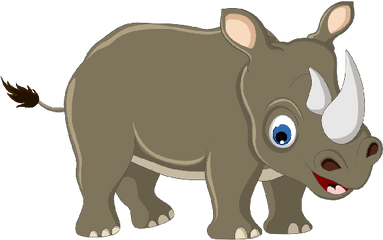 Png Transparent Baby Rhino - Rhino Pictures For Kids