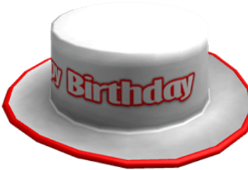 Wide Brimmed Happy Birthday Hat - Cowboy Hat Png