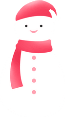 Download Transparent Cute Snowman Png - Snowman Png Happy