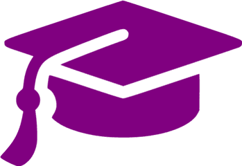 Purple Graduation Cap Icon - Free Purple Graduation Cap Icons Graduation Cap Icon Png