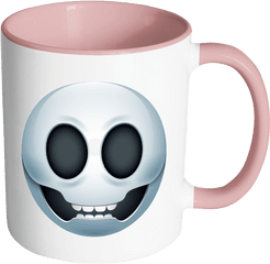 Download Emoji Skull Accent Mug - Emoji Png