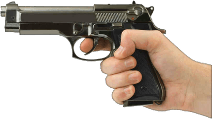 Gun Transparent Png 6 Image - Hand With Gun Png