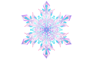 Snowflakes Transparent Png - Fractal De Gelo Png Full Size Transparent Background Frozen Snowflakes Png