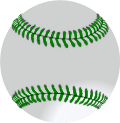 Green Baseball Clip Art - Pelota De Beisbol Png