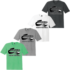 Columbia Youth Football Crew Tee - Short Sleeve Png