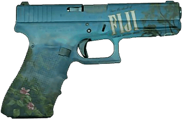 Vaporwave Aesthetic Gun Weapon Fiji - 22 Magnum Glock Pistol Png