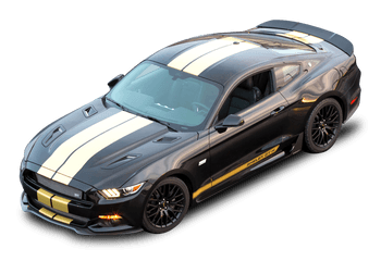 Ford Shelby Gt H Top View Car Png Image - Mustang Gt 2015 Stripes