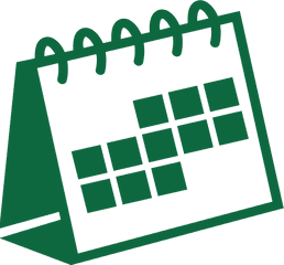 Calendar Icon Png Transparent - Desk Calendar Icon Green Png Calendar Icon