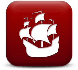 Red And White Ship Logo - Ship Icon Png