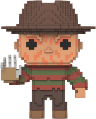 Funko Pop Vinyl 8 - Bit Freddy Krueger Png