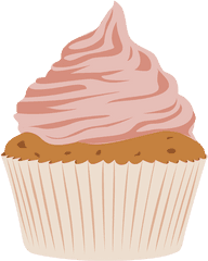 Transparent Png Svg Vector File - Cupcake