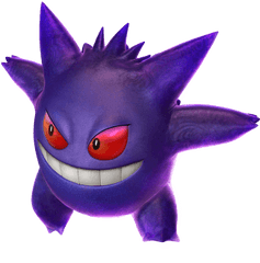 Gengar - Gengar Pokken Tournament Dx Png