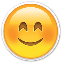 Smile Emoji Png 8 Image - Smiling Face With Smiling Eyes