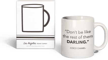 Coco Chanel Mug - Serveware Png