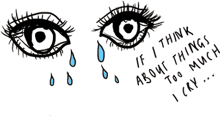 Sad Tumblr Transparent Png Clipart - Crying Images Hd Download