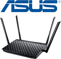 Asus Ac1300 Router Review Wifi Clipart - Font Asus Png