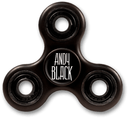 Black Fidget Spinner Png Image - Fidget Spinner