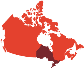 Transparent Png Svg Vector File - Canada Map Vector Png