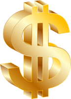 Money Dollar Yellow Sign Euclidean Vector - Free PNG