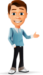 Download Jpg Free Library Welcome Businessman Vector - Animation Png