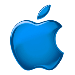 Download Apple Logo - Apple Logo Blue Png
