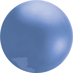 Giant Cloudbuster Balloon 240 Cm - Round Balloon Blue Png