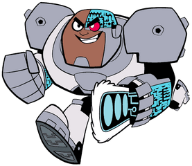 Download Cyborg Teen Titans Go Drawing - Cyborg In Teen Titans Go Png