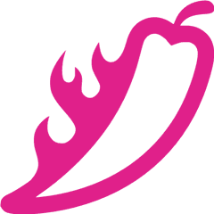 Barbie Pink Chili Pepper 29 Icon - Chili Icon Black Png