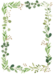 Leaf Border Cartoon Transparent - Transparent Background Leaf Border Png