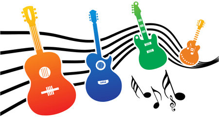 Free Music Guitar Instruments Composition 1200734 Png With - Transparent Background Musical Instruments Png