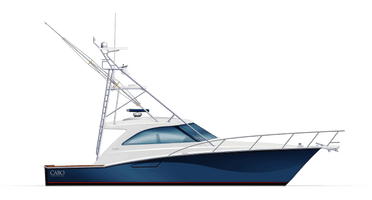 Cabo Yachts Boat - Free PNG