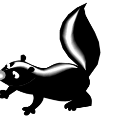 Skunk Clipart Transparent Free - Clip Art Skunk Png