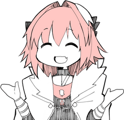 Download Hd Png - Astolfo Reaction