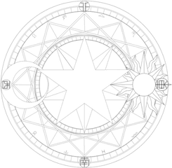 Sakura Magic Circle - Sakura Card Captor Magic Circle Png