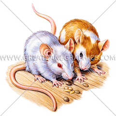 Pet Mice Production Ready Artwork For T - Shirt Printing Rat Png